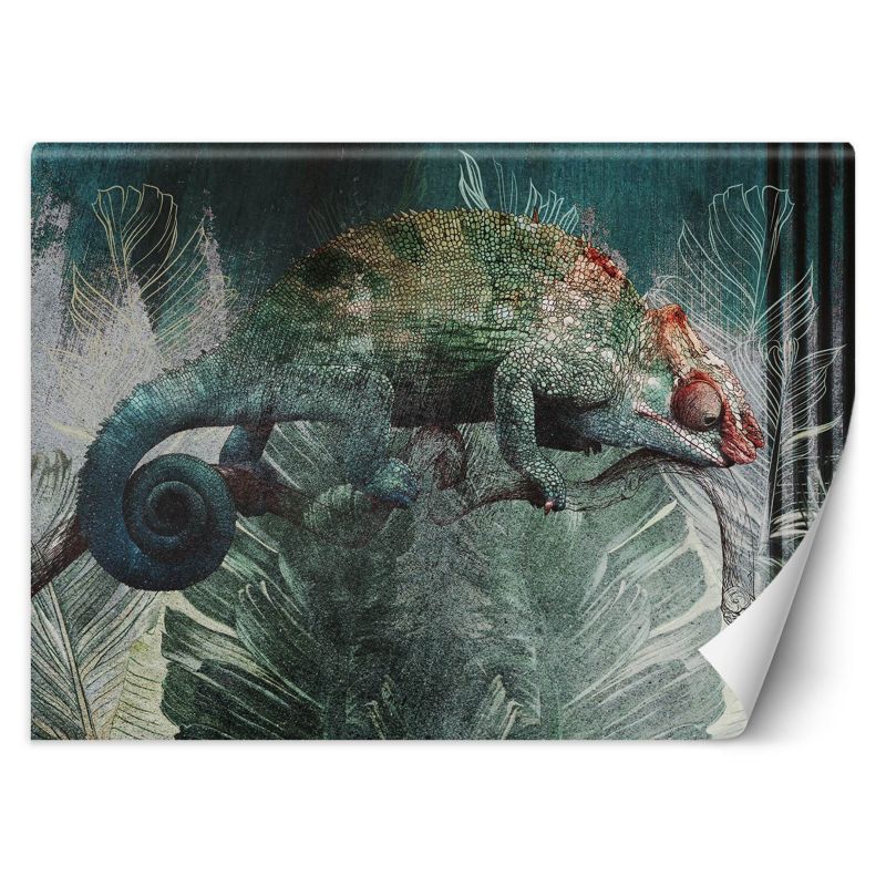 Fototapeta Feeby Kameleon tropikalny las natura 250x175 1 szt