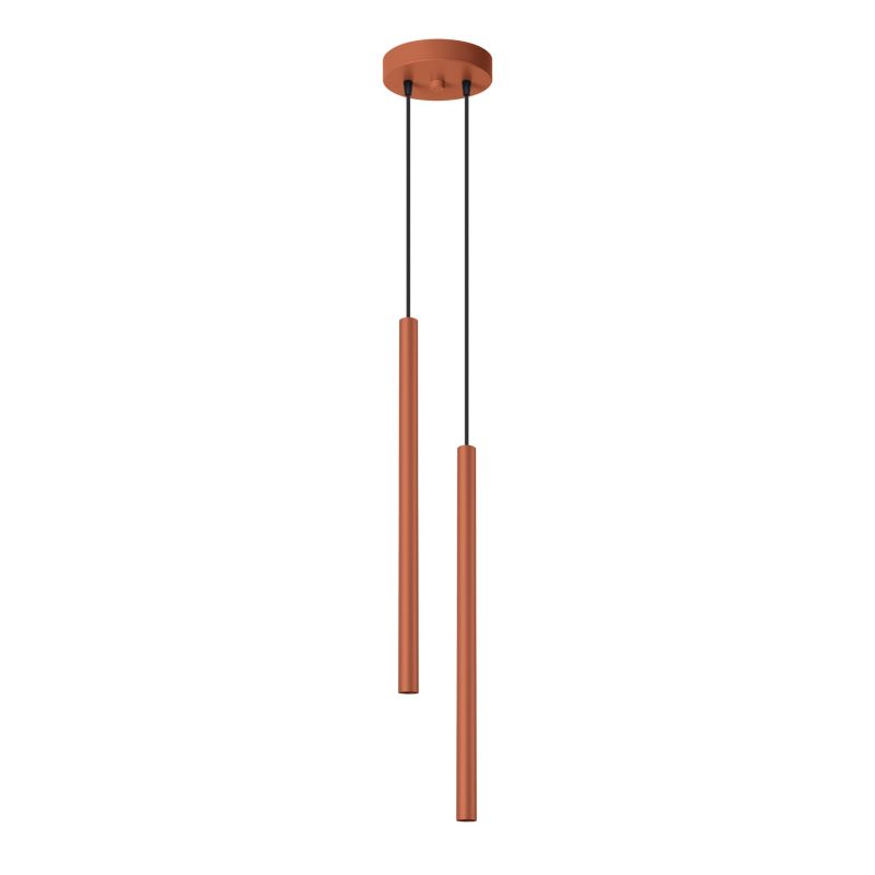 Lampa Wisząca Sollux Lighting PASTELO 2 ochra czerwona 1 szt.