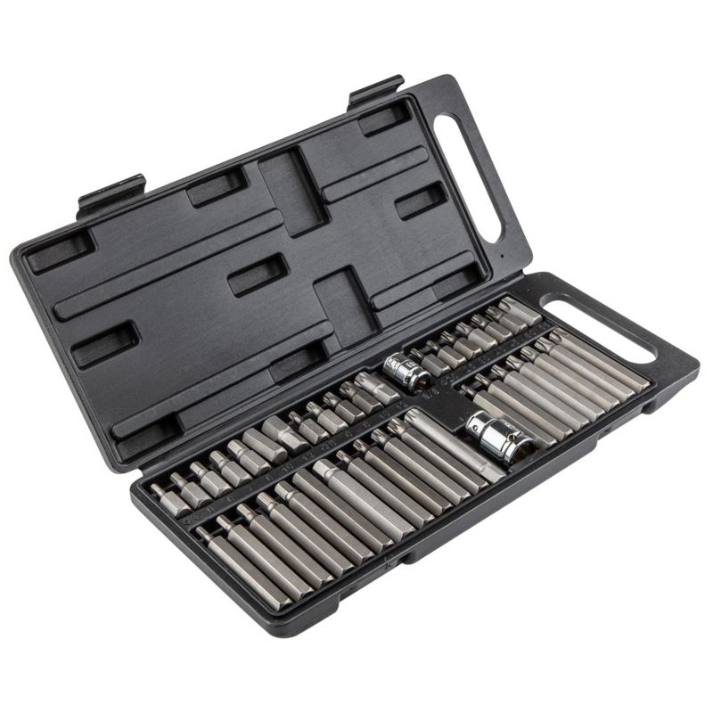 Końcówki wkrętakowe Top Tools 40 sztuk srebrny 1 kpl.