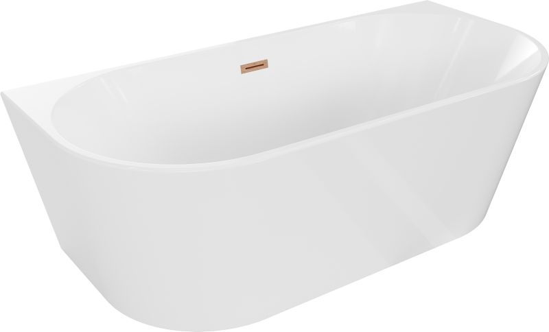Wanna przyścienna Mexen Oval biała 180x80 cm 52671808000-651 szt.