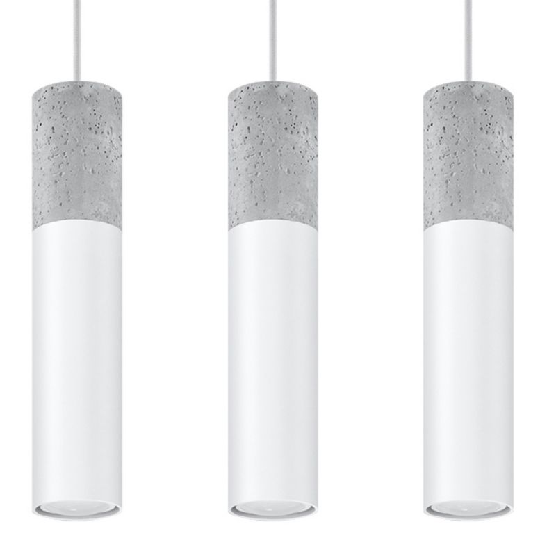Lampa wisząca Sollux Lighting BORGIO 3L biały 1 szt.