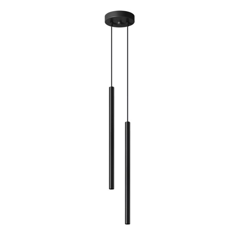Lampa wisząca Sollux Lighting PASTELO 2 czarna 1 szt.