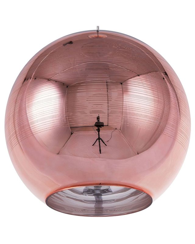 Lampa wisząca Asaro Szkło Różowy 1szt.