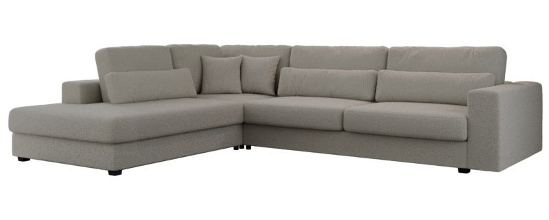 Narożnik MKS Meble SAVONA L strona lewa szary boucle 1szt.