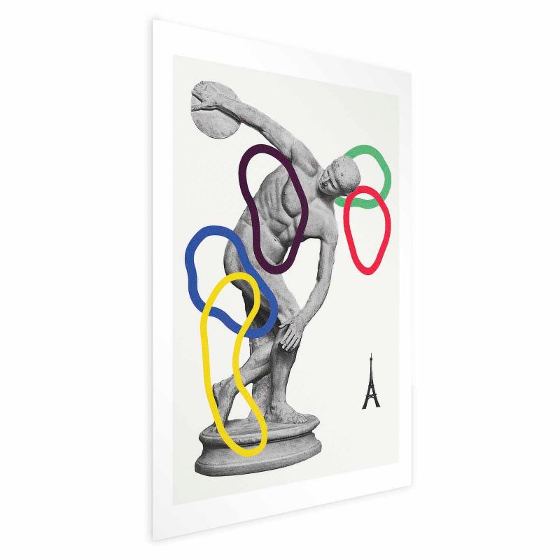 Plakat Artgeist Rzut dyskiem 60x90 cm bez ramy 1 szt