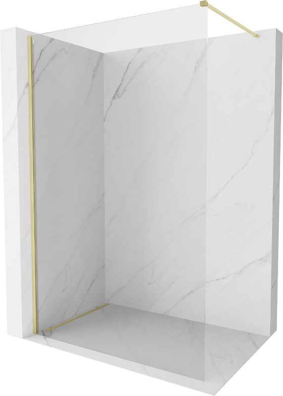 Ścianka prysznicowa Mexen Kioto-X złoty szczotkowany 120 x 200 cm 800-120-101-55-00-X 1 szt.