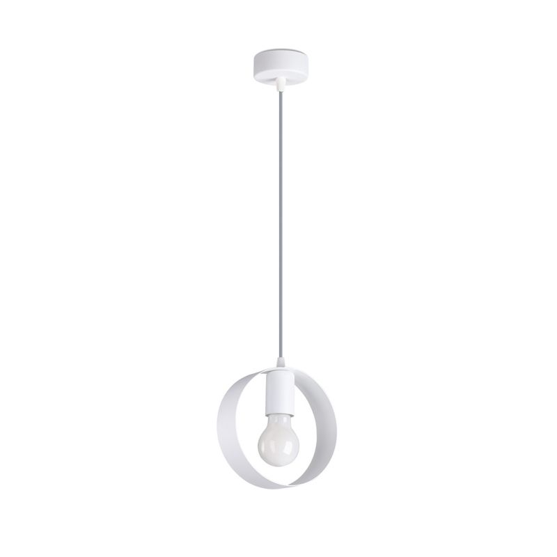 Lampa wisząca Sollux Lighting TITRAN 1 biała 1 szt.