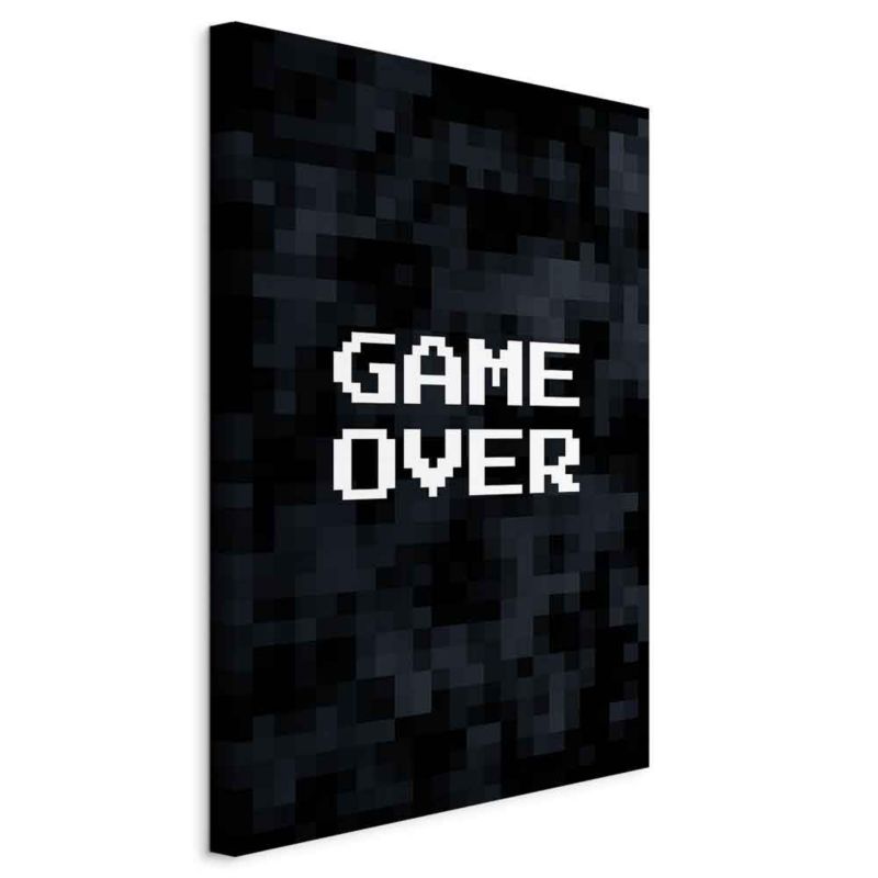 Obraz Artgeist Game Over 80 x 120 cm płótno włoskie 1 szt
