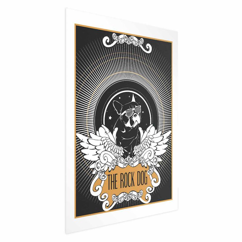 Plakat Artgeist The Rock Dog 21x30 cm bez ramy 1 szt