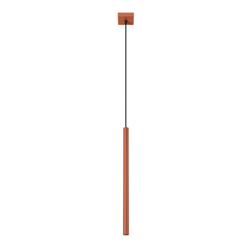 Lampa Wisząca Sollux Lighting PASTELO 1 ochra czerwona 1 szt.