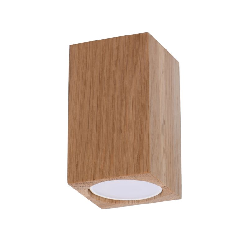 Plafon Sollux Lighting KEKE 10 dąb 1 szt.