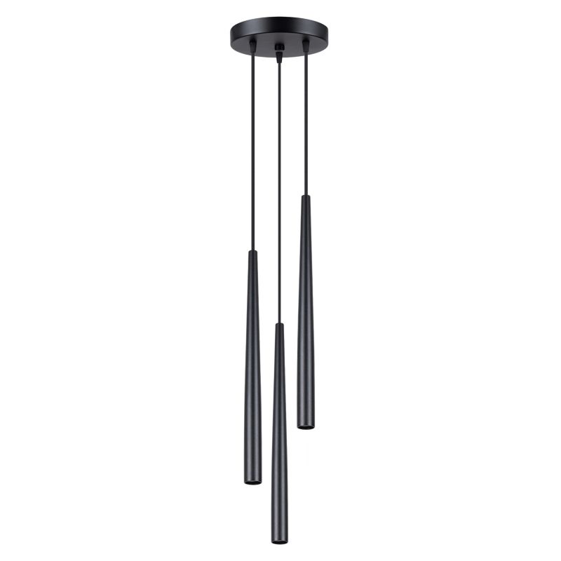 Lampa Wisząca Sollux Lighting BLISS 3P czarna 1 szt.