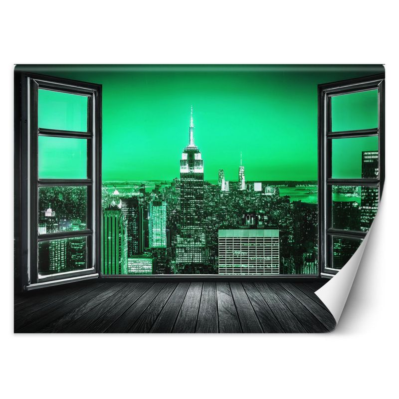Fototapeta Feeby Widok z okna Zielone Miasto 200x140 1 szt