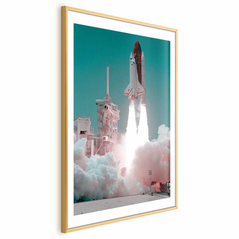 Plakat Artgeist Nowa era 21x30 cm z ramą złotą 1 szt
