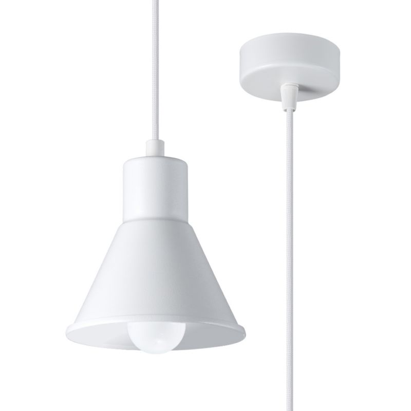 Lampa Wisząca Sollux Lighting TALEJA 1 biała 1 szt.