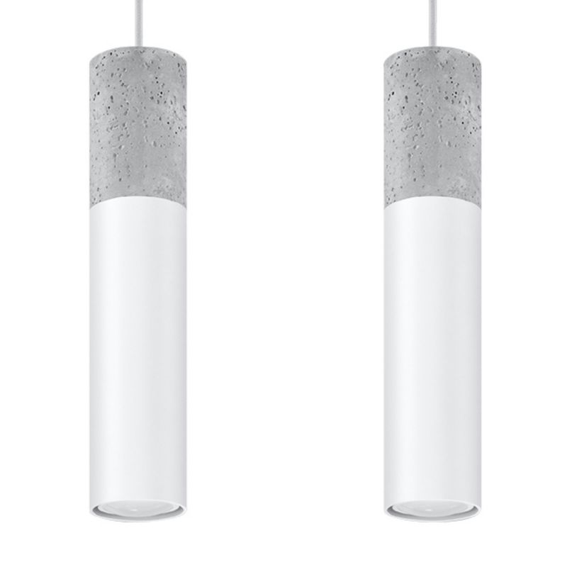 Lampa wisząca Sollux Lighting BORGIO 2 biały 1 szt.
