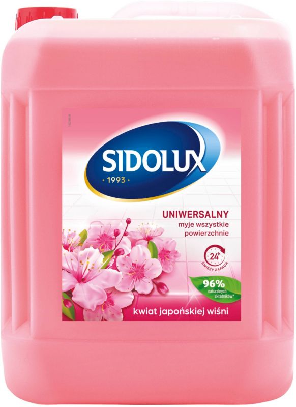 Płyn uniwersalny do podłóg Sidolux japońska wiśnia 5 l