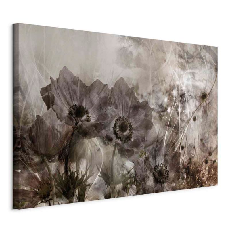 Obraz Artgeist Anemony w sepii 90 x 60 cm płótno włoskie 1 szt