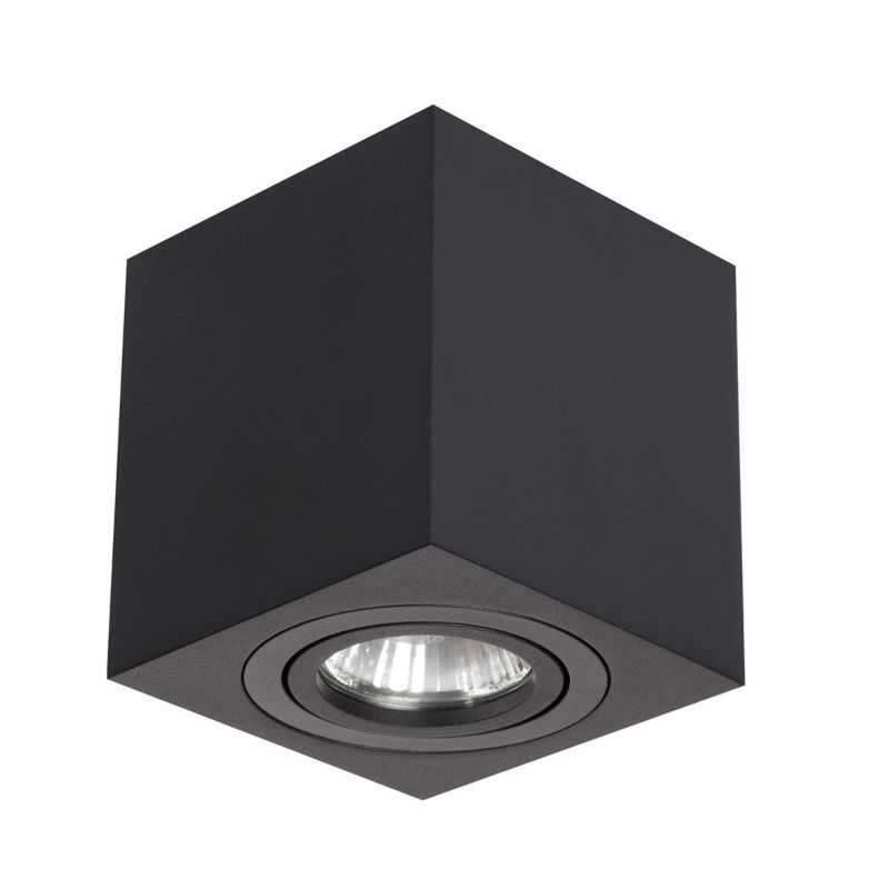 Oprawa natynkowa Light Prestige Lyon czarna 1 x GU10 1 szt.