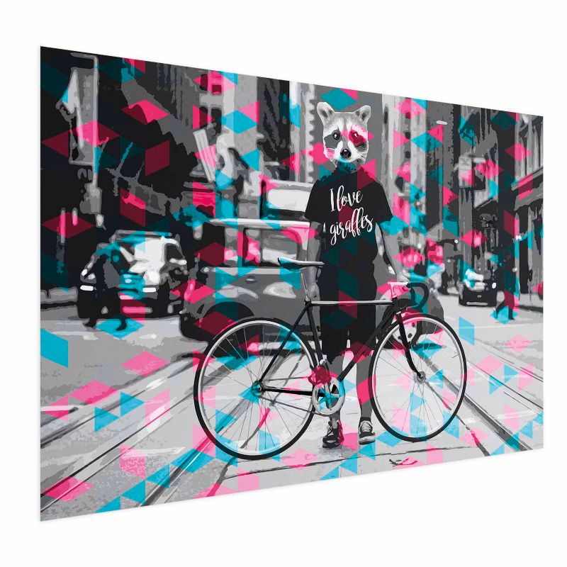 Plakat Artgeist Giraffes 90x60 cm bez ramy 1 szt