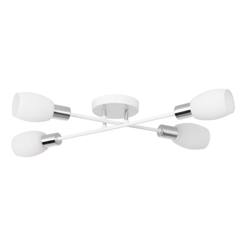 Lampa Sufitowa SPOT Light 4xE14 Max.40W Biały, Klasyczny Design od Polskiego Producenta, 1 szt.
