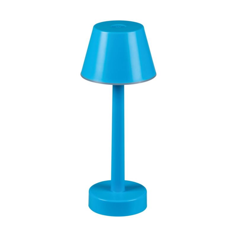 Lampa stołowa LED LightLogic LL JERE DIM RGB BL 66320 niebieska IP44 przenośna USB 1 szt.
