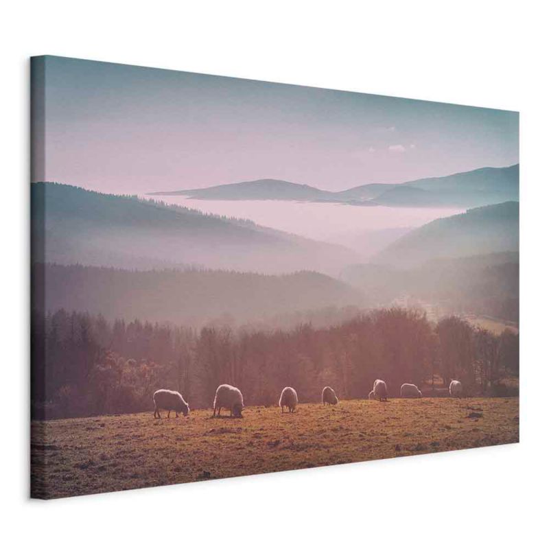 Obraz Artgeist Owce w naturze 30 x 20 cm flizelina 1 szt