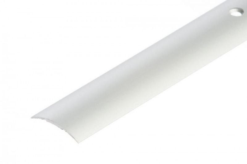 Profil progowy owalny Cezar Srebrny 30mm 1,80m aluminiowy 1 szt.