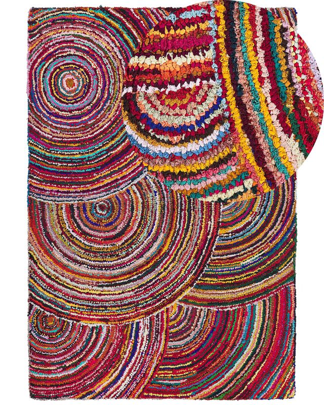 Dywan bawełniany 160 x 230 cm wielokolorowy Kozan 1 szt.