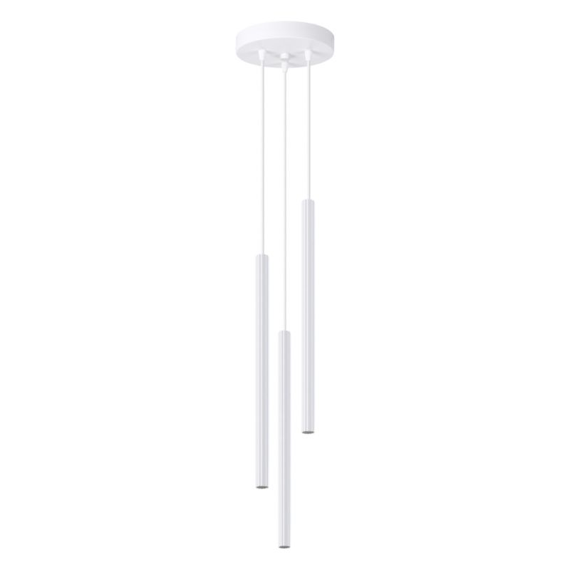 Lampa wisząca Sollux Lighting ARCHE 3P biała 1 szt.