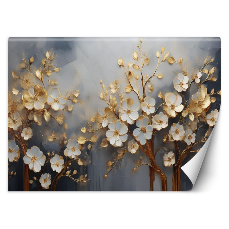 Fototapeta Feeby Drzewo Magnolia Abstrakcja Złoty 350x245 1 szt