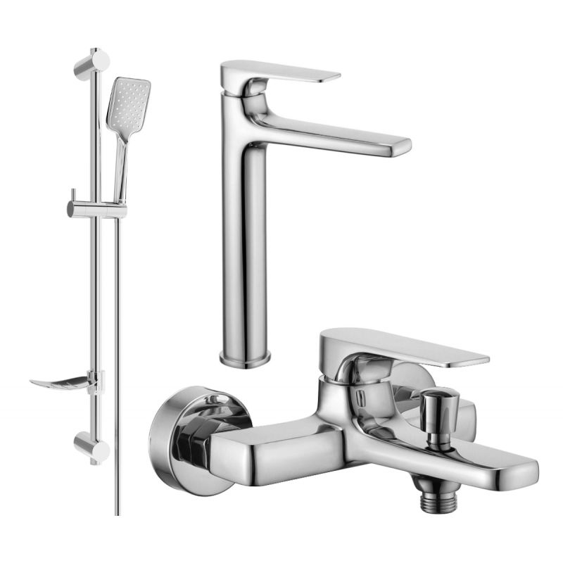 Zestaw wannowy Mexen Lynx chrom 745913DF62-00 1 szt.