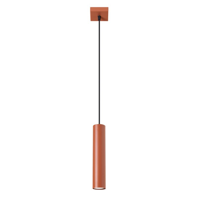 Lampa Wisząca Sollux Lighting LAGOS 1 ochra czerwona 1 szt.