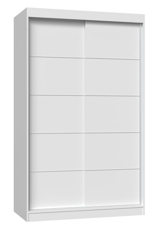 Szafa Przesuwna Topeshop IGA 120 cm Drzwi Ze Szprosami Biel 61x120x200 cm 1 szt.