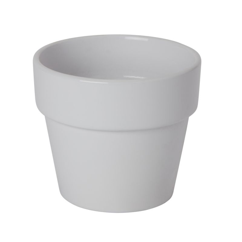 Doniczka ceramiczna Verve ozdobna 10,5 cm biała