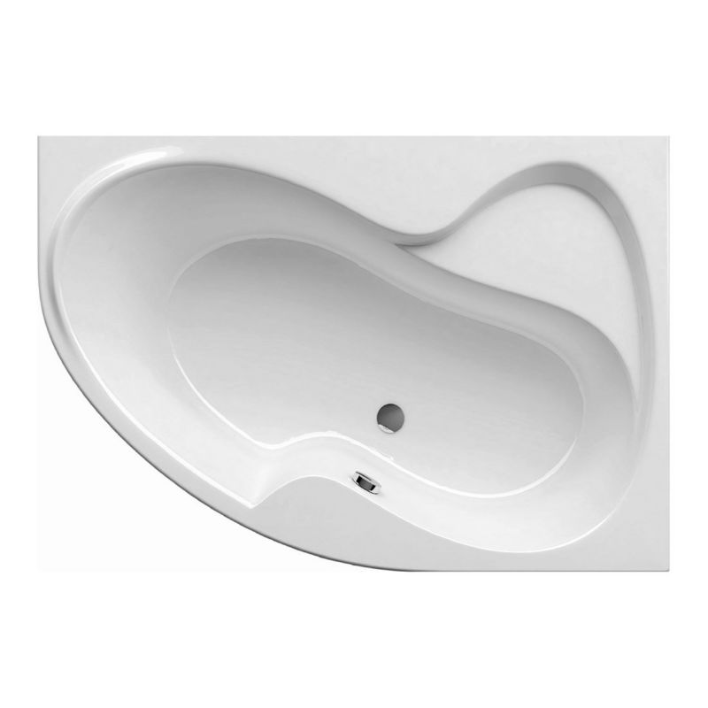 Akrylowa wanna niesymetryczna Ravak Rosa II 150x105 P snowwhite 1szt
