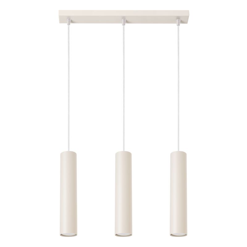 Lampa Wisząca Sollux Lighting LAGOS 3L beżowa 1 szt.