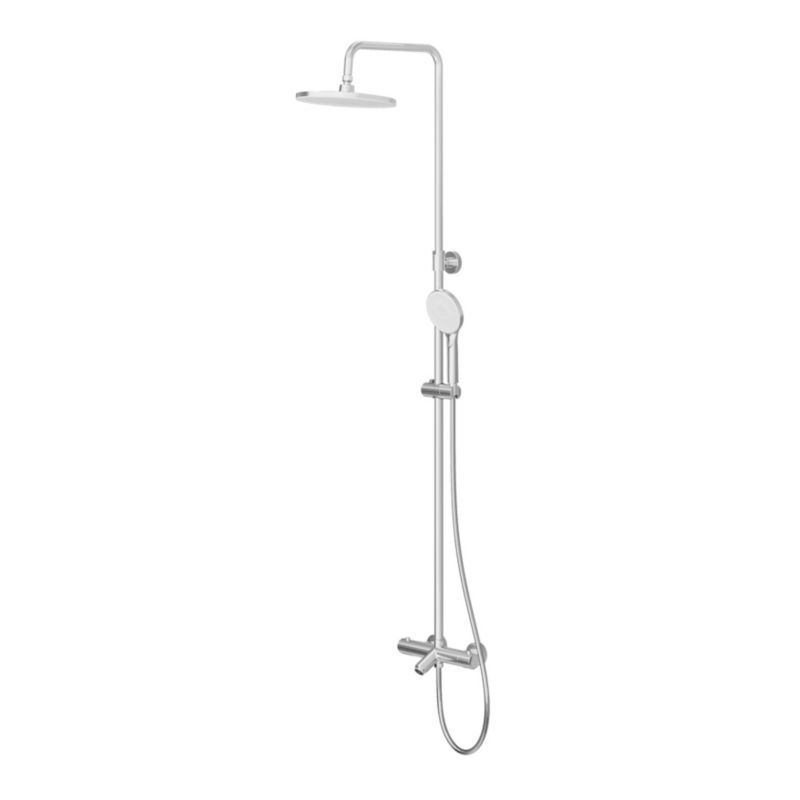 Kolumna wannowo-prysznicowa GoodHome Anika z baterią termostatyczną chrom