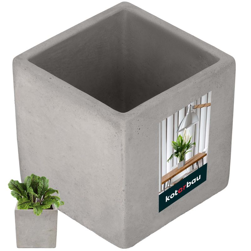 Doniczka betonowa KOTARBAU kwadrat 20 cm 1 szt.