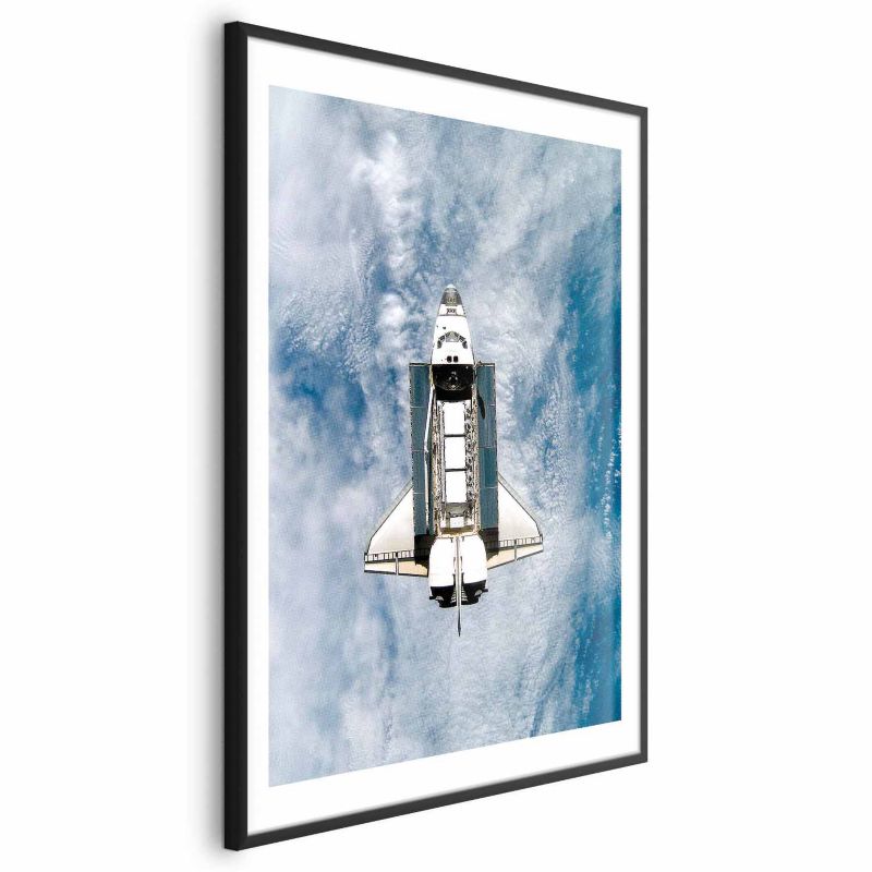 Plakat Artgeist Wahadłowiec kosmiczny 60x90 cm z ramą czarną 1 szt