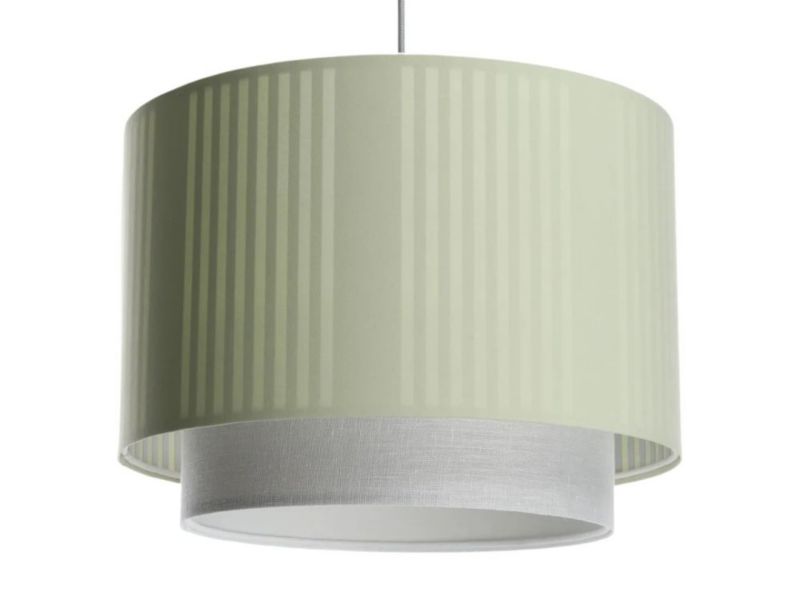 Lampa Bps Koncept wisząca DUO LAMI LINE 40 zielona/kremowa 1 szt