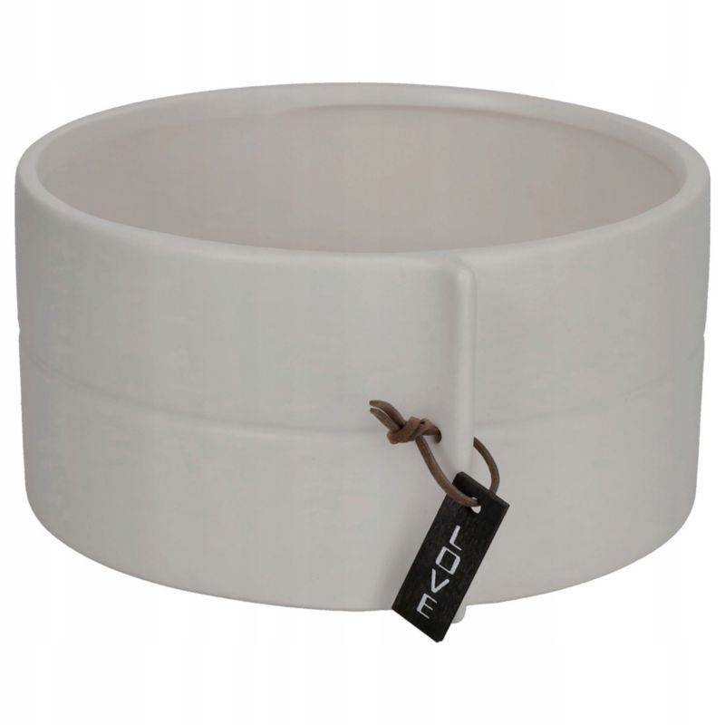 Doniczka KADAX Ceramiczna 18x9cm Osłonka szara 1szt.