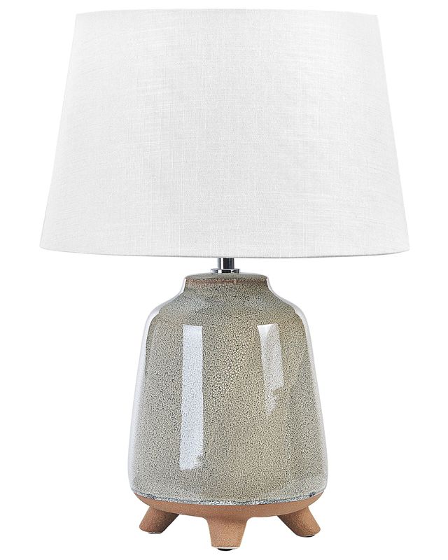 Lampa stołowa Fajardo Ceramika Szary 1szt.