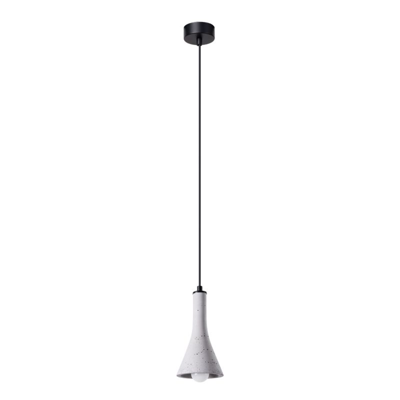 Lampa wisząca Sollux Lighting REA 1 beton 1 szt.