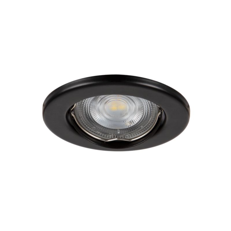 Oczko GoodHome Chancey GU10 345 lm 2700 K czarne