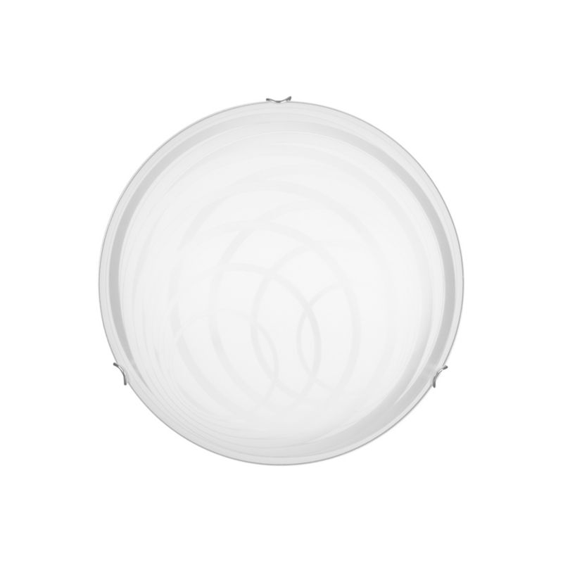 Lampa Sufitowa SPOT Light 2xE27 Max.60W Białe Szkło, Klasyczny Design od Polskiego Producenta, 1 szt.