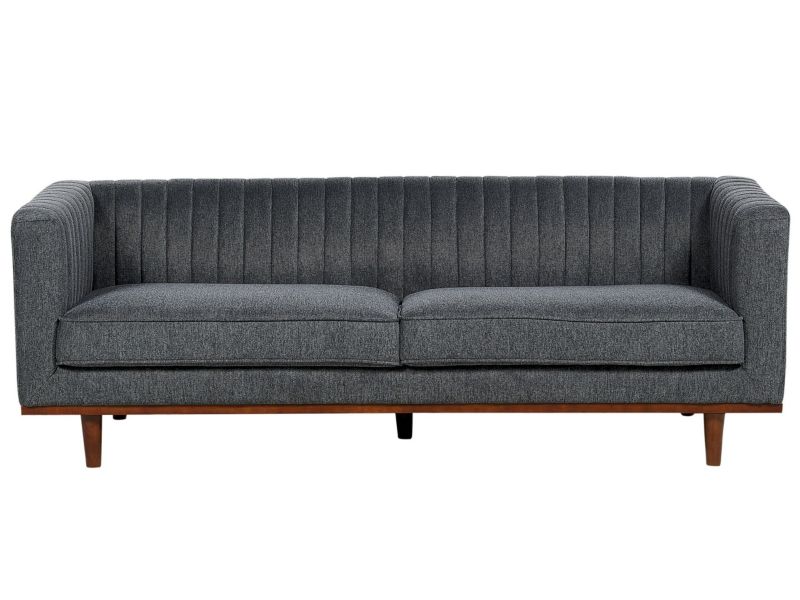 Sofa 3-osobowa ciemnoszara Skaule 1 szt.