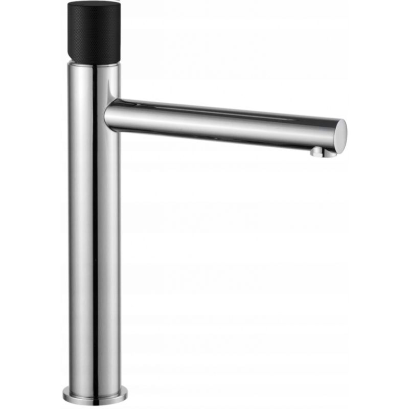 Bateria umywalkowa stojąca Mexen Elba One czarny/chrom 29,5 cm 1 szt.