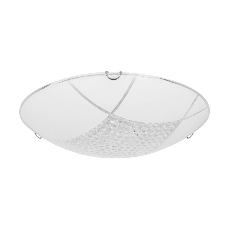 Lampa Sufitowa SPOT Light 1xLED 18W Białe Szkło, Minimalistyczny Design od Polskiego Producenta, 1 szt.
