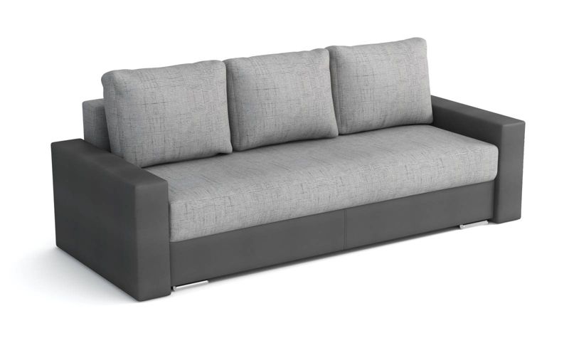 Sofa z funkcją spania Bonni Klass Grafit/Srebrny 1 szt.
